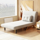 Sofá Cama 1 Cuerpo 73cm 3 En 1 Reclinable Movi Gris Moderno®