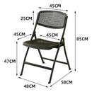 Silla Negra Con Patas Negras Todo De Polipropileno Grueso Set 15®