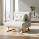 Sofá Cama 1 Cuerpo 73cm 3 En 1 Reclinable Movi Gris Moderno®