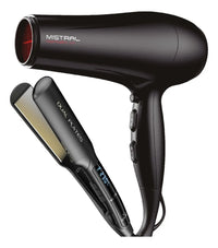 Combo Gama Secador Mistral Ion + Planchita De Pelo X-wide®