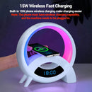 Lampara Veladora Q Parlante Cargador Inalámbrico Luces Rgb®