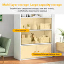 Biblioteca Moderna 4 Estantes 33x60 Mdf Resistente Oficina®