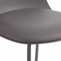 Taburete Acolchado Polipropileno/hierro Grafito Mate Premium®