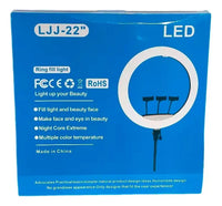 Aro De Luz Led Profesional 56cm+3 Soportes Celu+tripode2.1®