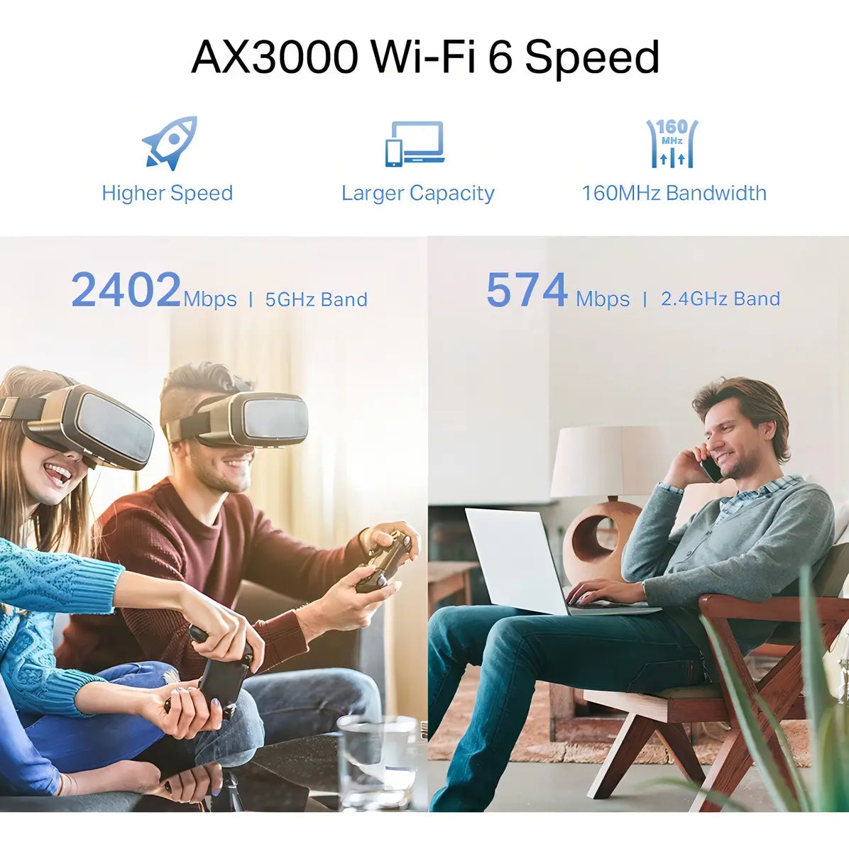 Extensor Amplificador De Alcance Wi-fi6 Ax3000 Dual Band®