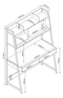 Escritorio Industrial Gabinete Estantes Y Cajones Premium®