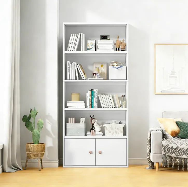 Biblioteca Moderna 4 Estantes 33x60 Mdf Resistente Oficina®
