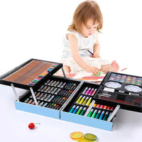 Set De Arte Infantil 145 Piezas En Valija Dinosaurio Azul®