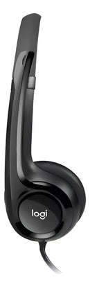 Auriculares Logitech H390 Con Micrófono Usb Color Negro