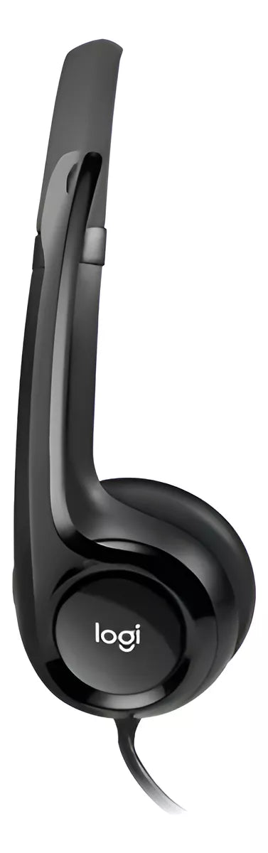 Auriculares Logitech H390 Con Micrófono Usb Color Negro