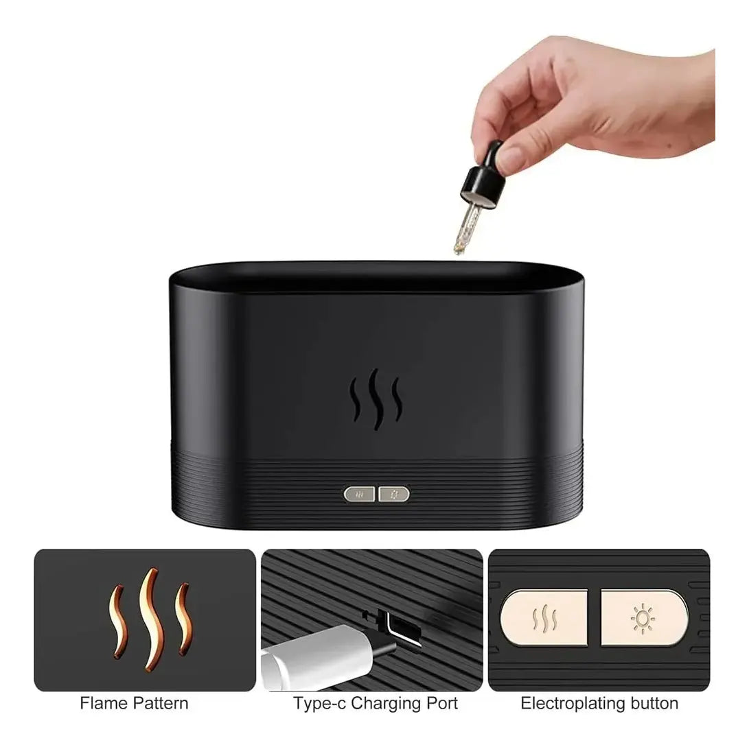 Humidificador Atomizador Difusor Aromático Fuego Ultrasónico®