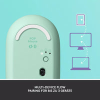 Mouse Logitech Cosmos Pop 910 Wireless Color Daydream Mint