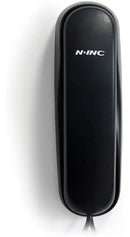 Teléfono De Línea Fija Tipo Zapatilla Mesa O Pared Negro®