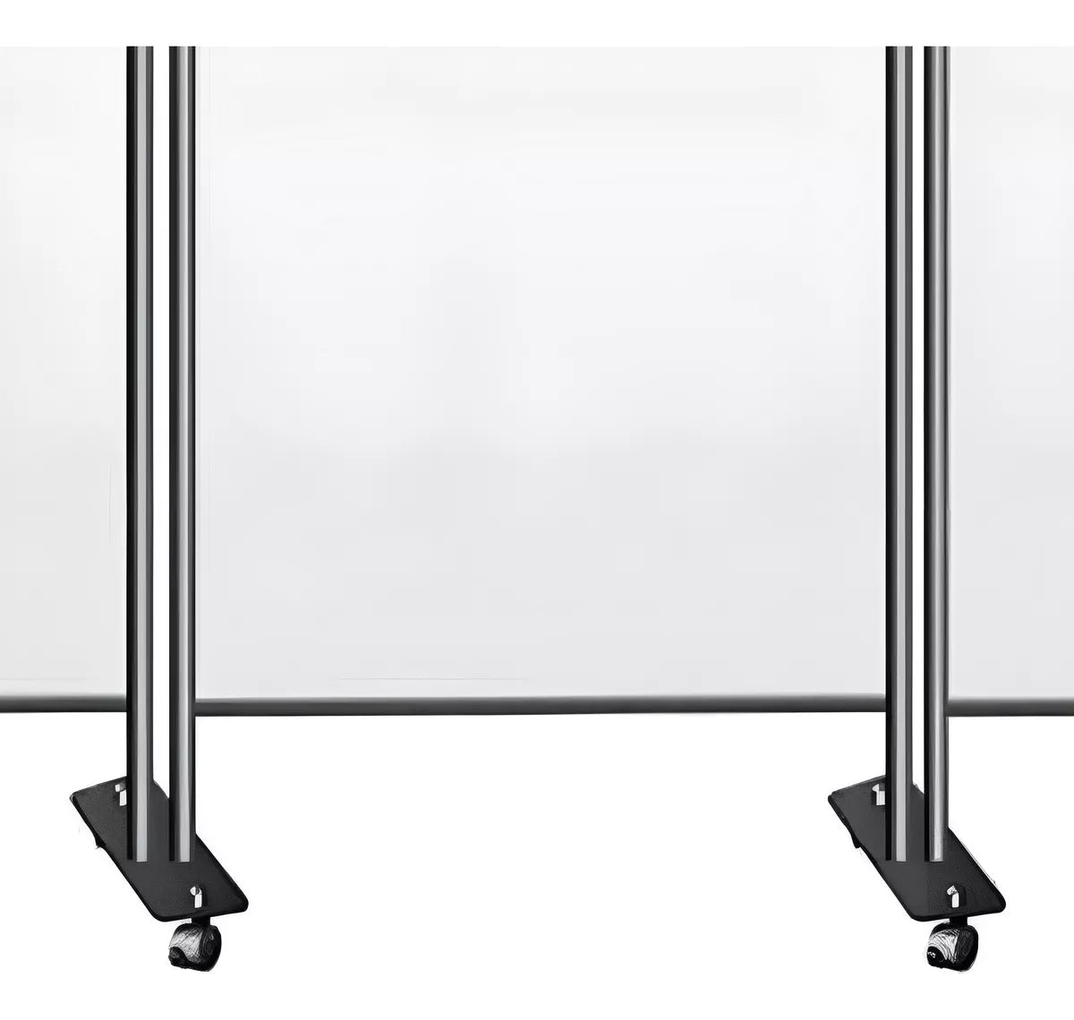 Biombo Separador 3 Paneles 226x185cm Poliéster Con Ruedas®