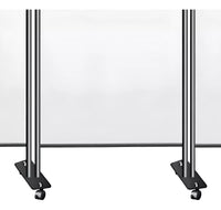 Biombo Separador 3 Paneles 226x185cm Poliéster Con Ruedas®