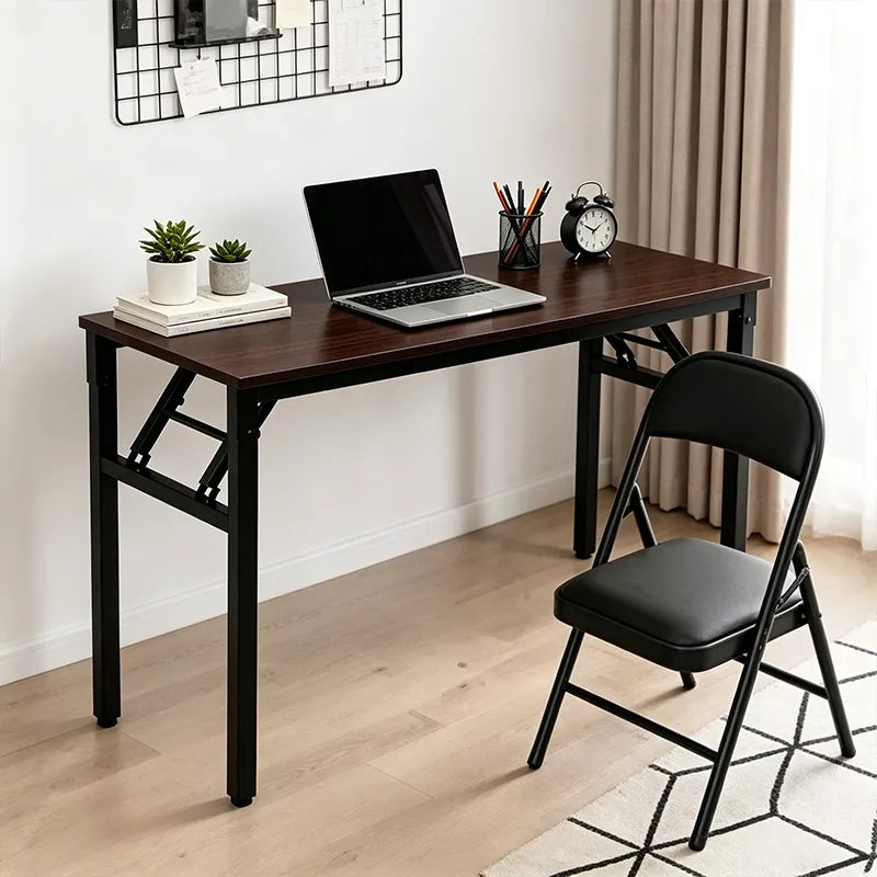 Escritorio Plegable Funcional Mdf+patas De Hierro 100x75cm®