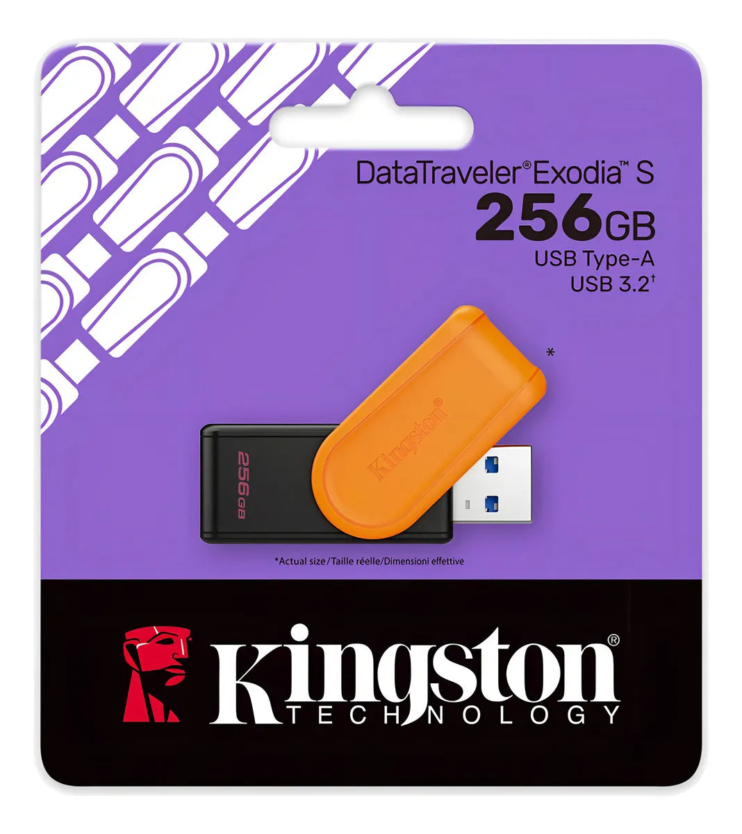 Kingston Pendrive Data Exodia S 256 Gb Usb-a 3.2 Gen 1®