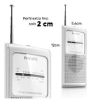 Radio Philips Profesional Portátil A Pila Am/fm Ae1500w C®