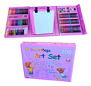 Set Kit De Arte 208 Piezas Valija Infantil Con Atril Rosado®