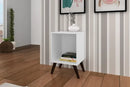 Mesa de Luz Retro Cubo Organizador Premium MDP Resistente®