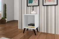 Mesa de Luz Retro Cubo Organizador Premium MDP Resistente®