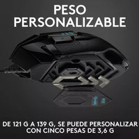 Mouse Inalámbrico Gamer Logitech Lightspeed G502 G Series