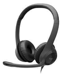 Auriculares Logitech H390 Con Micrófono Usb Color Negro