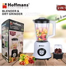 Licuadora Y Molino 2 En 1 Hoffmans 2 Velocidades 1,6l 600w®