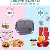 Bolsa Lonchera Térmica Para Trabajo Escolares Hombre, Mujer®