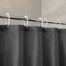 Cortina De Baño Impermeable Diamante 180x180 Negro Calidad®