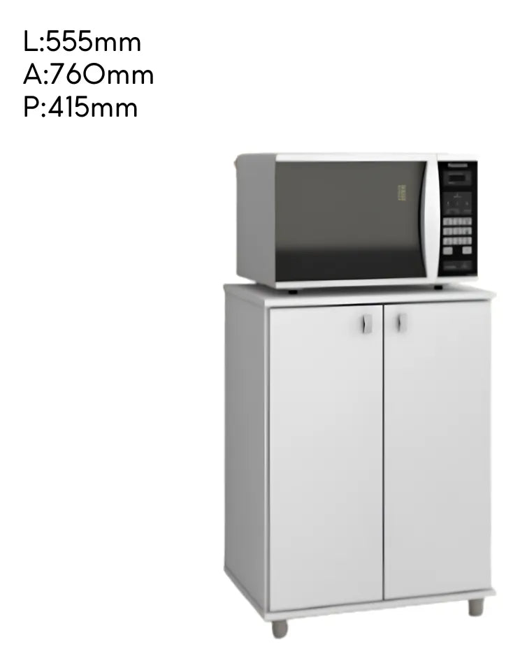 Bajo Mesada Organizadora Multiuso Premium 2 Puertas Blanca®