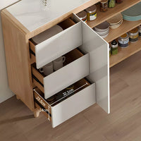 Mueble Organizador Alacena 3 Cajones 2 Puertas 100x30x80cm®