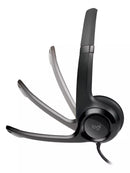 Auriculares Logitech H390 Con Micrófono Usb Color Negro