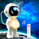 Lampara Astronauta Con Luna Proyector De Noche Galaxia®