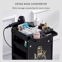 Carrito Organizador Profesional 5 Niveles Barbería Peluquería ®