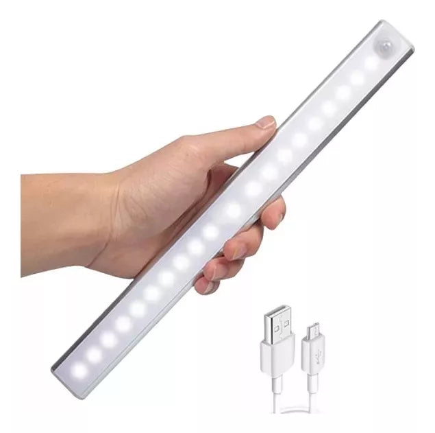 Luz Blanca Inalámbrica Sensor De Movimiento 50cm Recargable®
