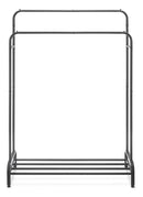 Perchero Doble De Metal Con Estante Inferior 110x54x150 Cm®