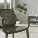 Silla De Exterior Con Respaldo Diseño Apilable Y Resistente®