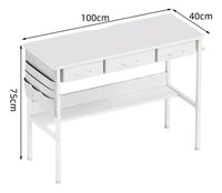 Escritorio Cajones Estante Y Organizador 100cm Movi Moderno®