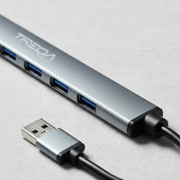 Hub Usb 7 Puertos Usb Treqa De Aluminio Resistente Ligero®