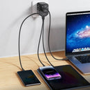 Cargador Adaptador De Viaje Usams Usb+2x TipoC 17w ®