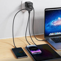 Cargador Adaptador De Viaje Usams Usb+2x TipoC 17w ®