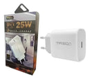 Cargador Treqa Compatible Tipo C 3.0a 100-240v Blanco®