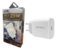 Cargador Treqa Compatible Tipo C 3.0a 100-240v Blanco®