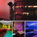 Tira Led Rgb 3 Metros Usb Con Control Colores Adhesivas®
