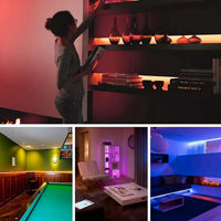 Tira Led Rgb 3 Metros Usb Con Control Colores Adhesivas®