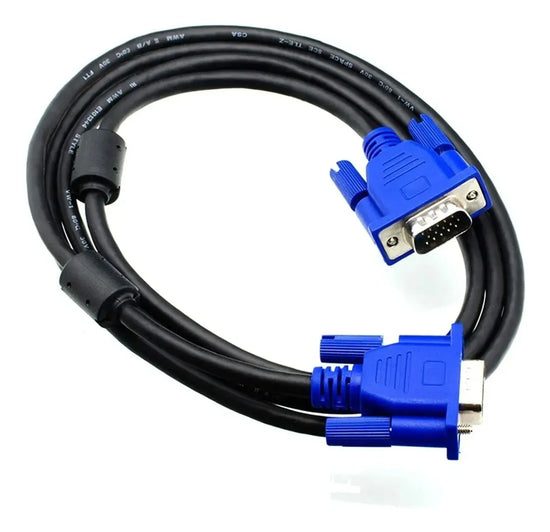 Cable Vga De Conexion 1.5 Metros Macho Con Filtros®