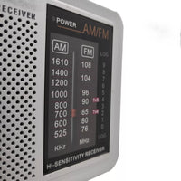 Radio Portátil Mk-610 Am Fm Eléctrica Y Pilas Salida 3.5®
