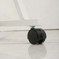 Escritorio Practico Y Compacto Con Ruedas De Metal Y Mdf®