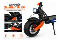 Monopatín Electrico Thunder Knex 1200w 48v 40km/h+bluetooth®